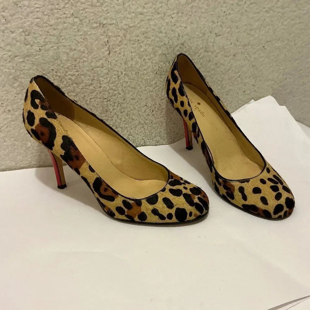 Michael Kors Leopard Print Heels size 9 B